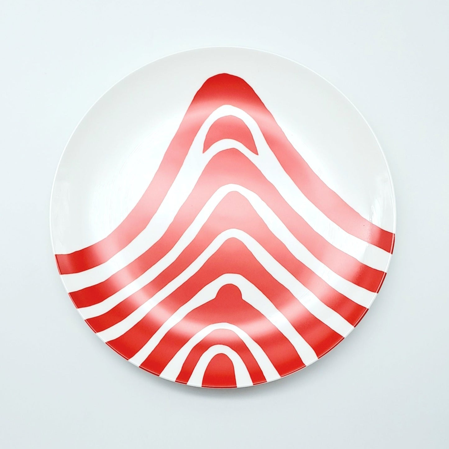 Louise Bourgeois Red Curves Bone China Plate