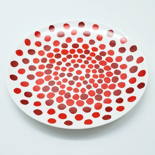 Louise Bourgeois Red Dots Bone China Plate