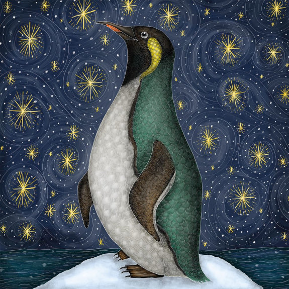 Penguin and Stars Christmas Card Pack