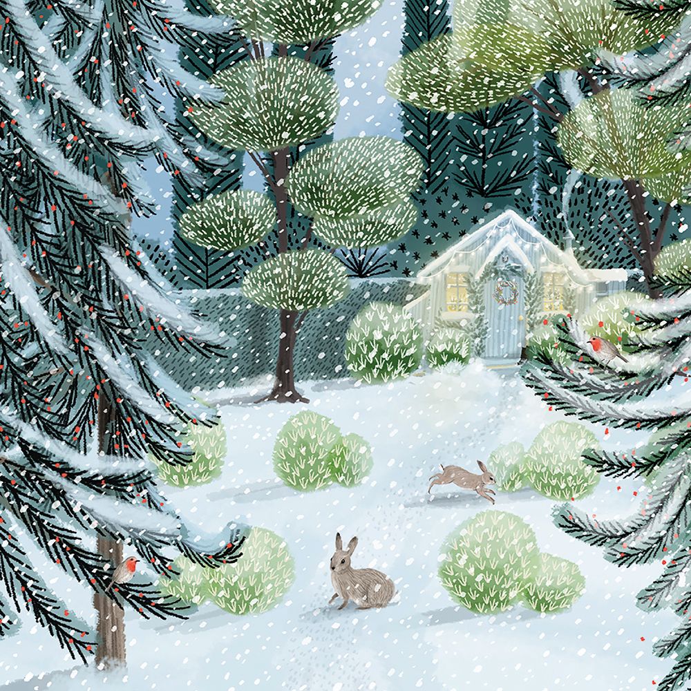 Forest Friends Christmas Greeting Cards