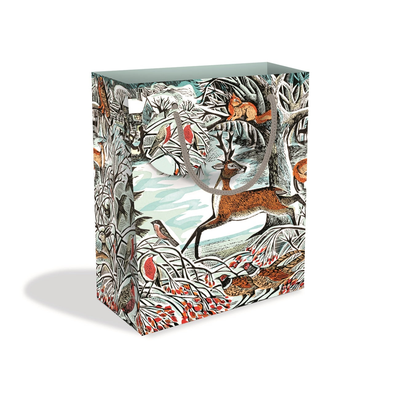 Winter Woodland Medium Gift bag by Angela Harding