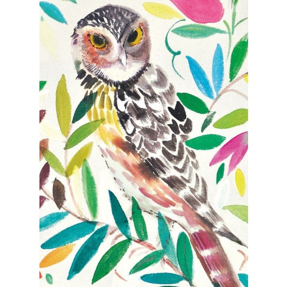Wise Owl Greetings Card