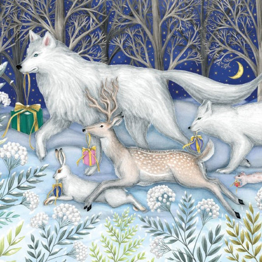 Dashing Snow Christmas Card Pack