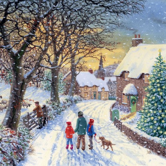 Winter Walk Christmas Greeting Cards