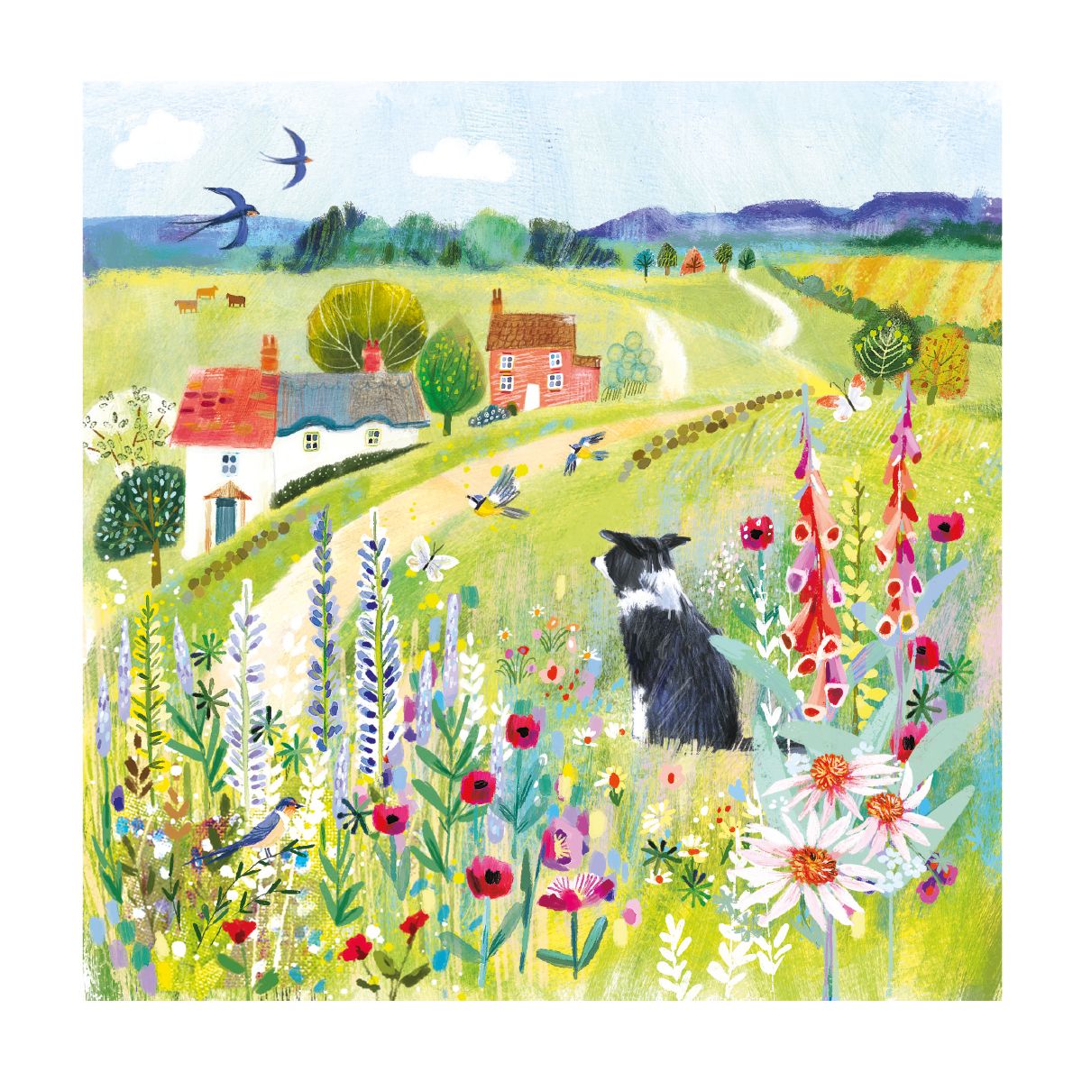 Meadow View Greetings Card