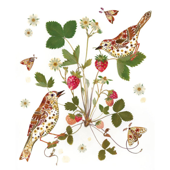 Strawberry Thieves Greetings Card