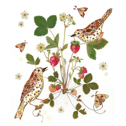 Strawberry Thieves Greetings Card
