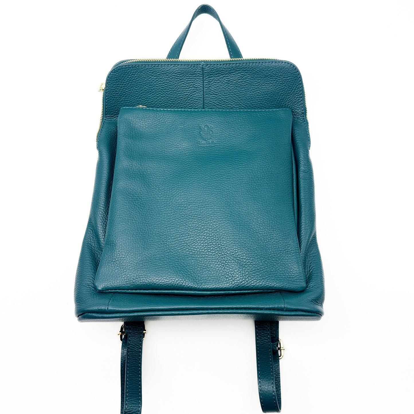 Large Square Leather Backpack- Various Colours