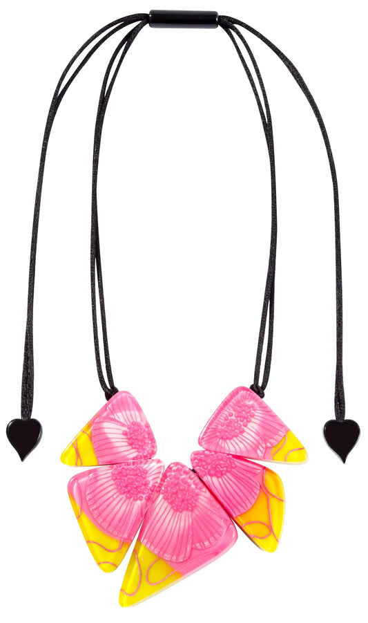 Pink Prim Flora Large Necklace