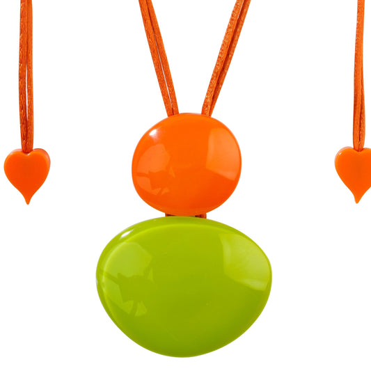 Sophia Pendant Lime Orange by Prue Leith