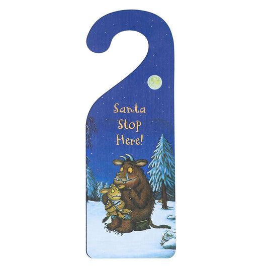 Gruffalo Santa Stop Here Door Hanger