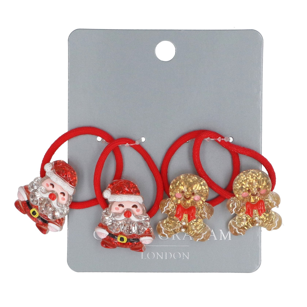 Santa Gingerbread Hair Bobble