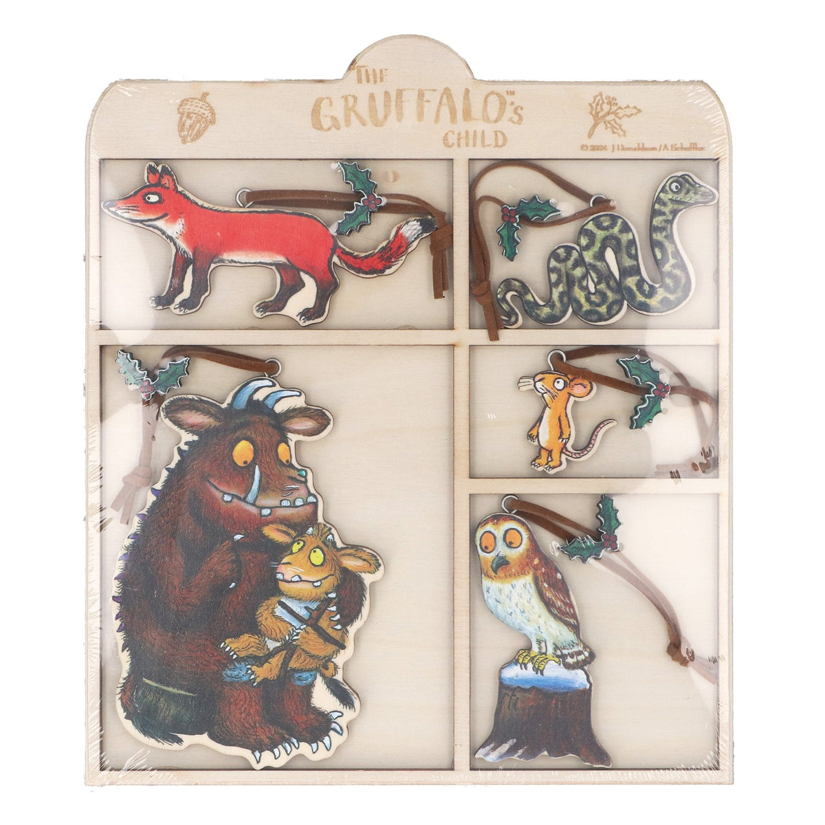 Gruffalo and Child Boxed Decorations