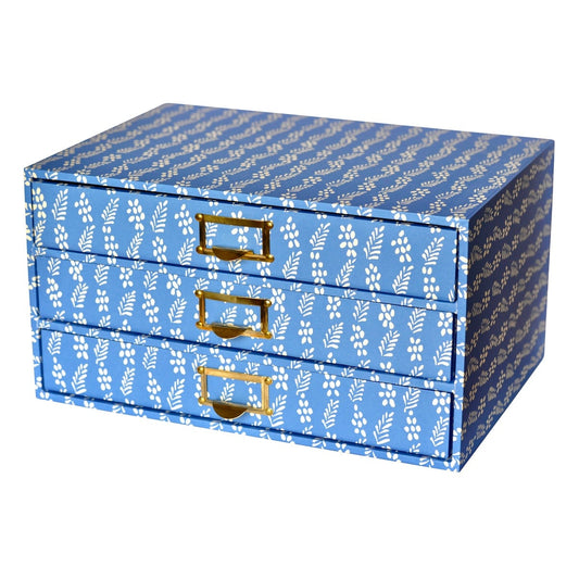 Blue Necktie Collectors Drawers