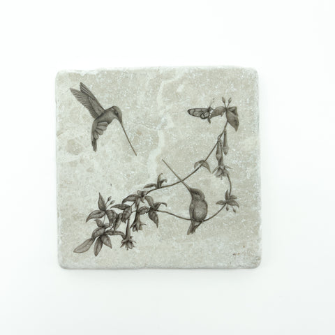 Hummingbird Stone Coaster