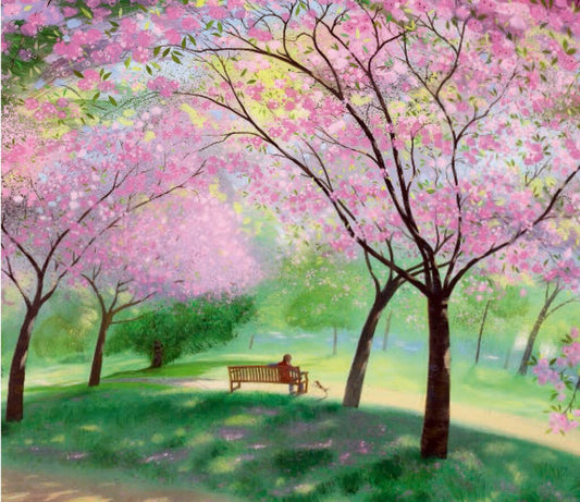 Blossom in the Park Greeting Card