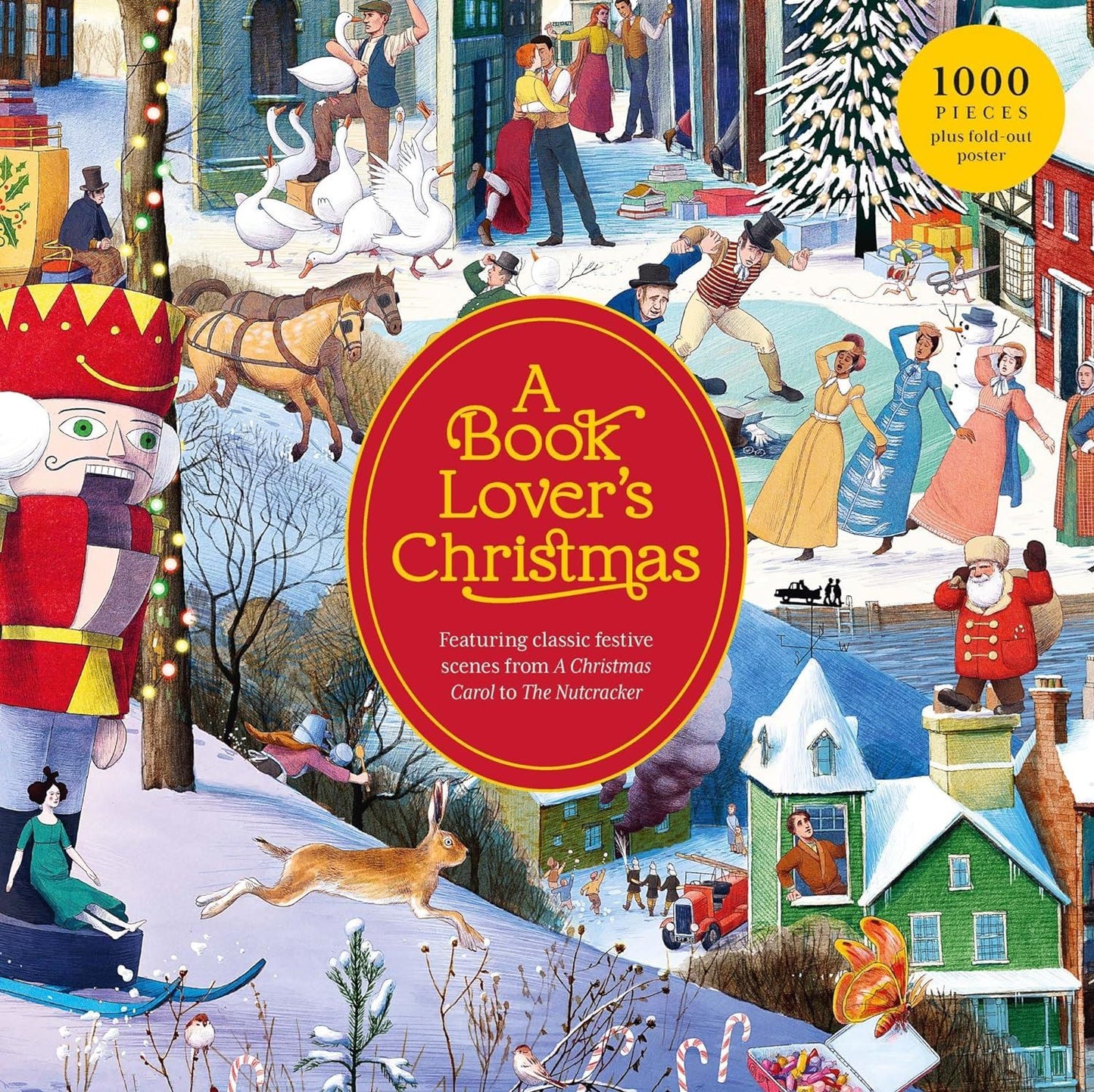 Book Lovers Christmas Jigsaw