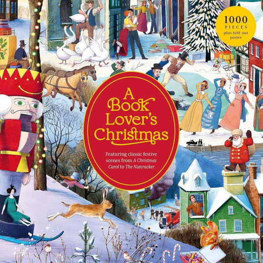 Book Lovers Christmas Jigsaw