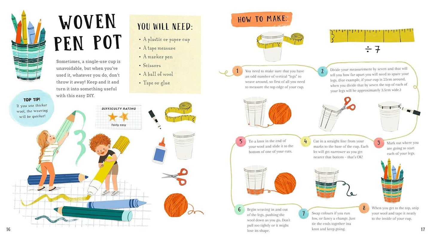 Children's Creative Crafts Upcycling