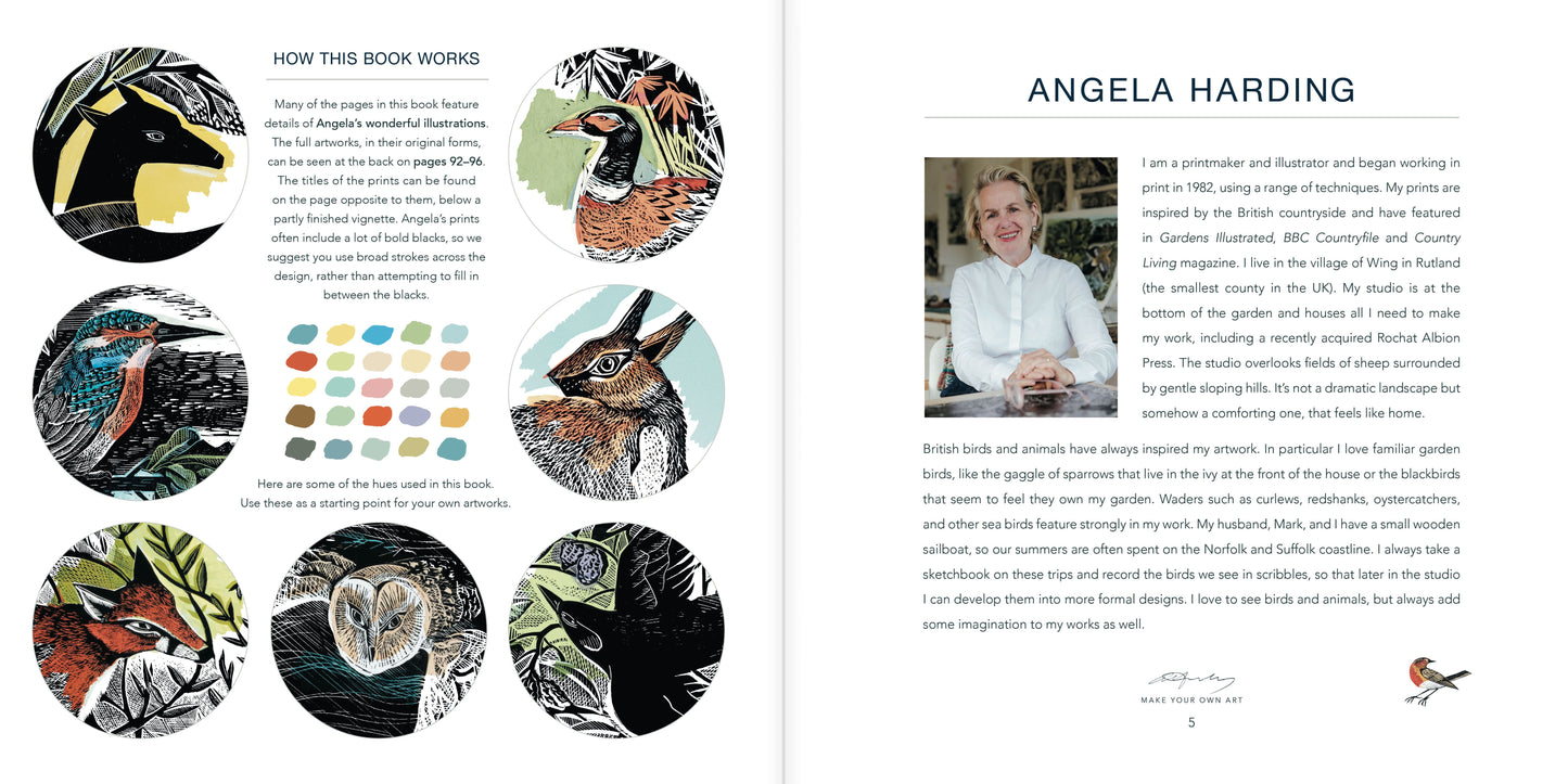 Angela Harding Colouring Book