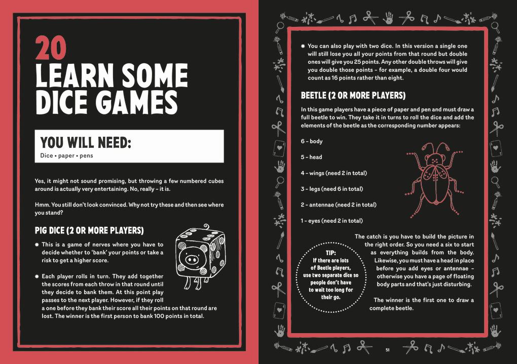 101 Things to do on a Rainy Day