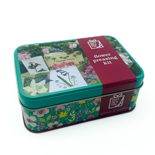 Flower Pressing Kit - in a tin