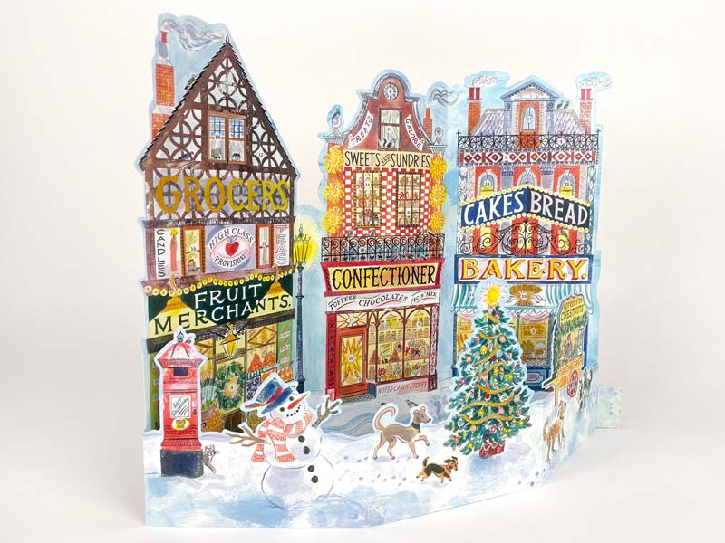 High Street Free-standing Advent Calendar