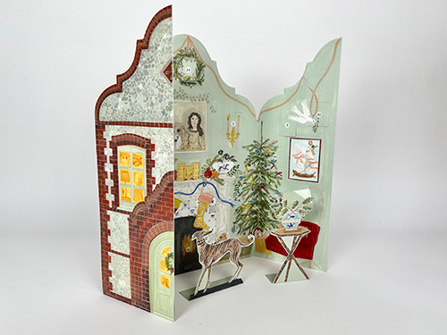 Festive Free-standing Advent Calendar