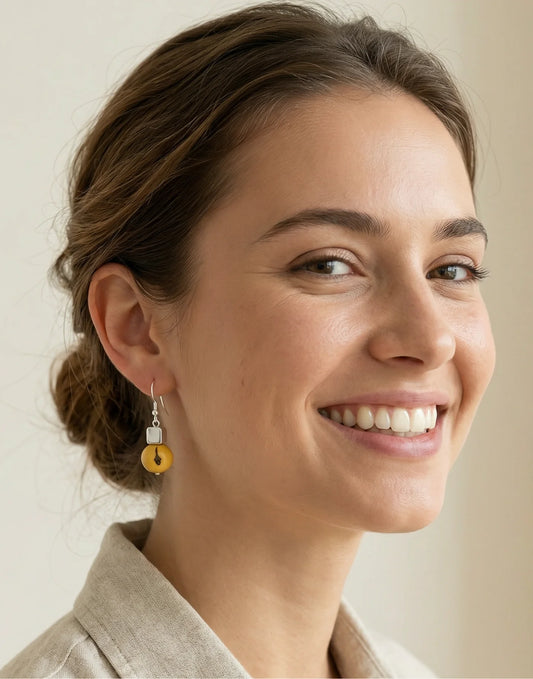 Acai Yellow Earrings