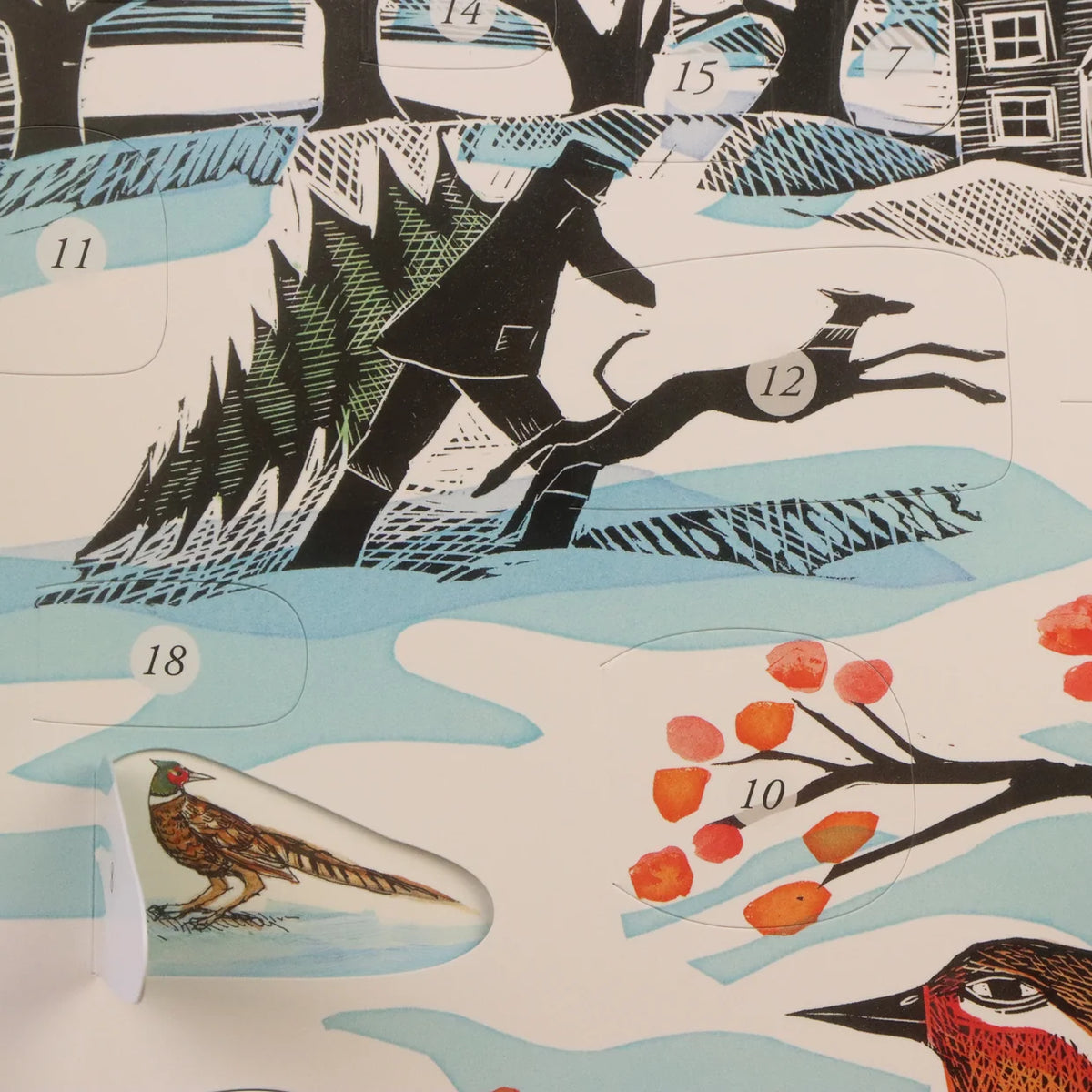 Bringing Home the Tree Advent Calendar by Angela Harding