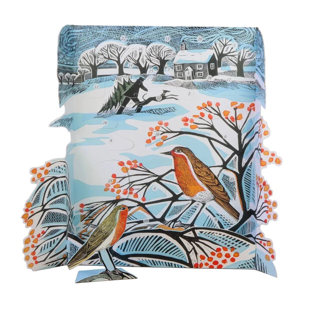 Bringing Home the Tree Advent Calendar by Angela Harding