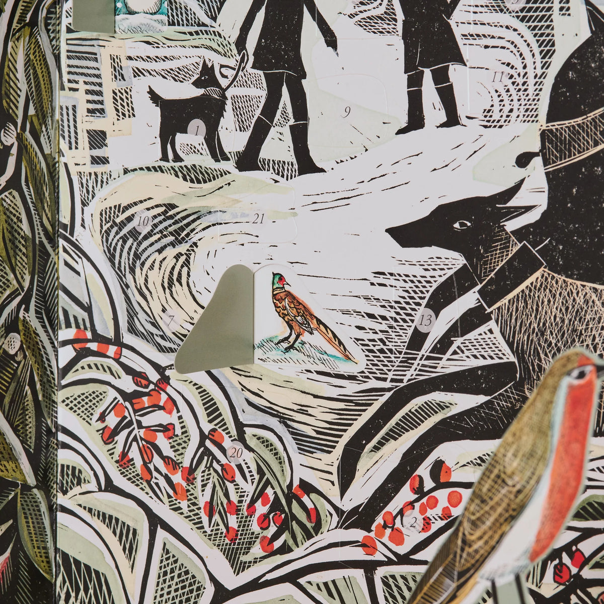 Whippet Wonderland Advent Calendar by Angela Harding