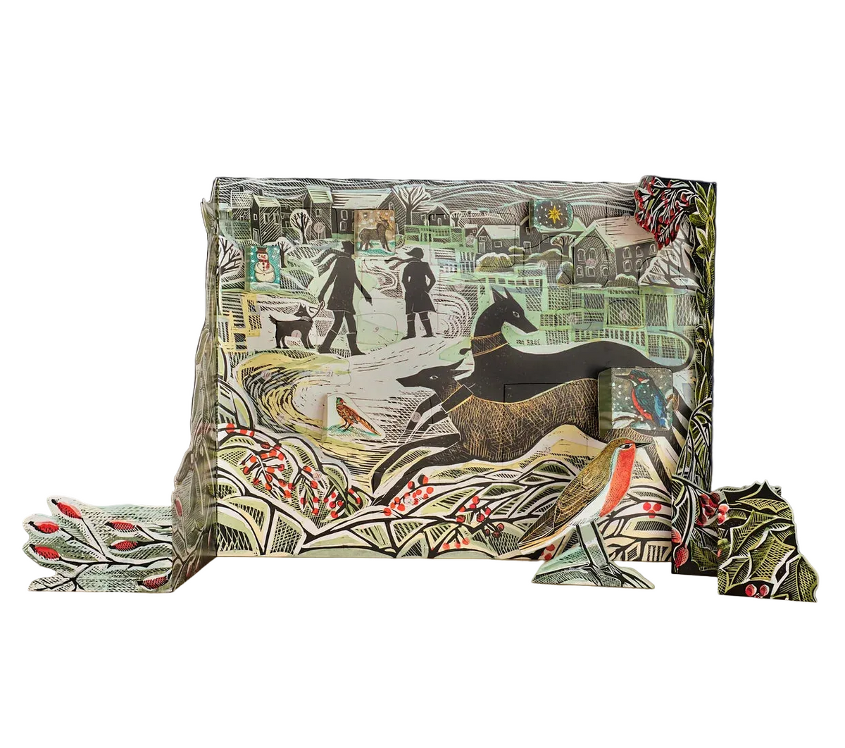 Whippet Wonderland Advent Calendar by Angela Harding