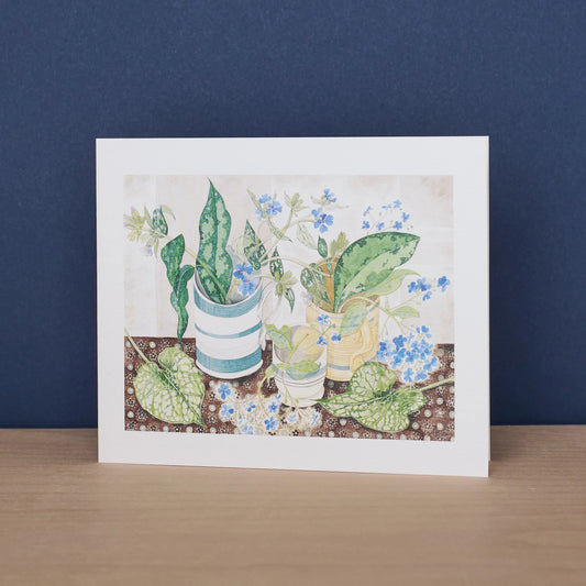 Striped Cup Greeting Card