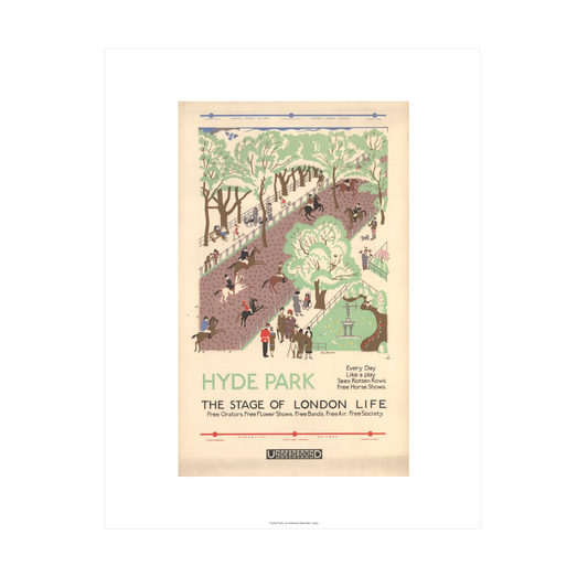 Bawden Hyde Park Print Enid Marx