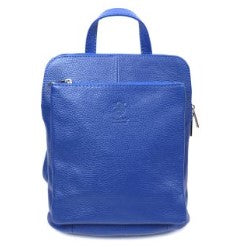 Large Square Leather Backpack- Various Colours