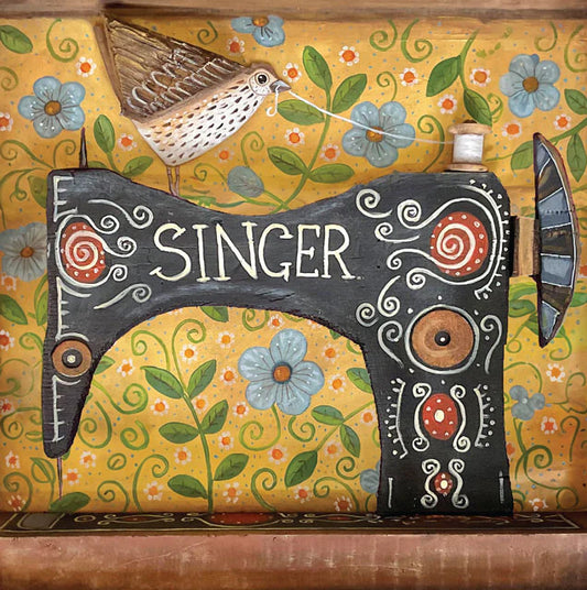 Singer Greeting Card