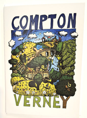 Compton Verney Greeting Card by James Vinciguerra