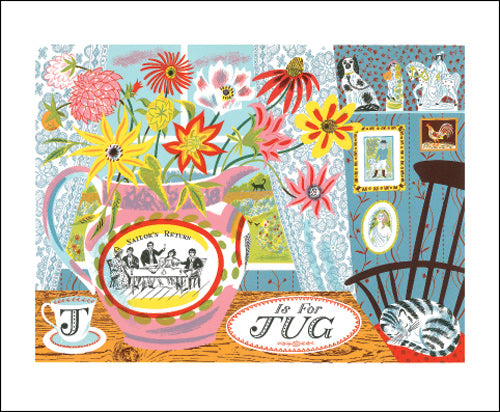 J is for Jug Greeting Card