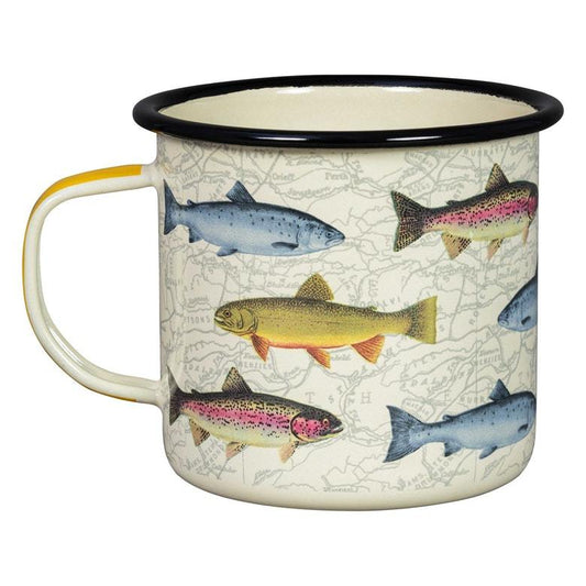 Fish Enamel Mug