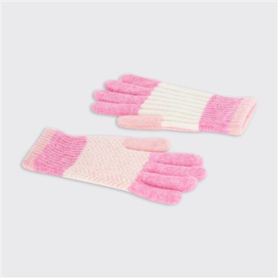 Lara Gloves in Pink