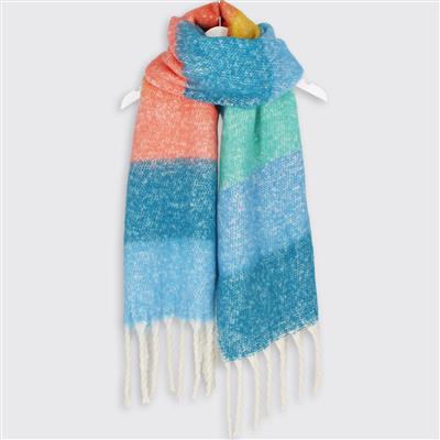 Nina Striped Scarf Multicolour