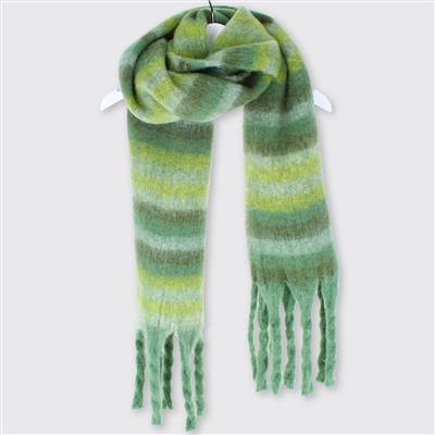 Zoe Blanket Scarf in Green