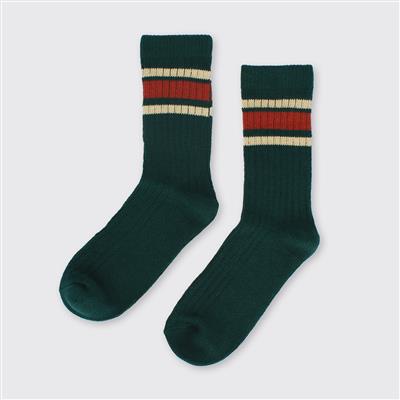 Hector Green Stripe Socks