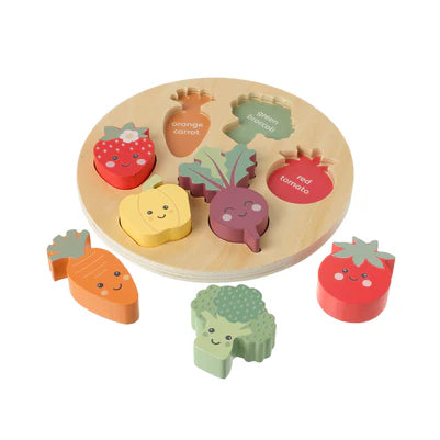 Happy Veggies Puzzle Round