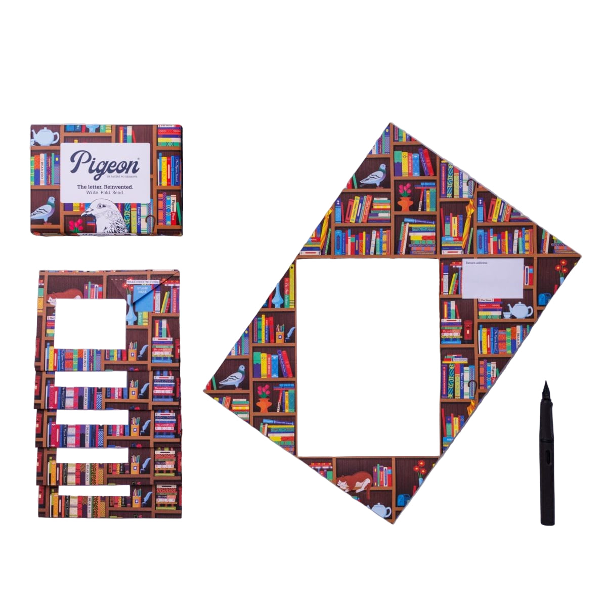 Bookstore Pigeon Writing Set
