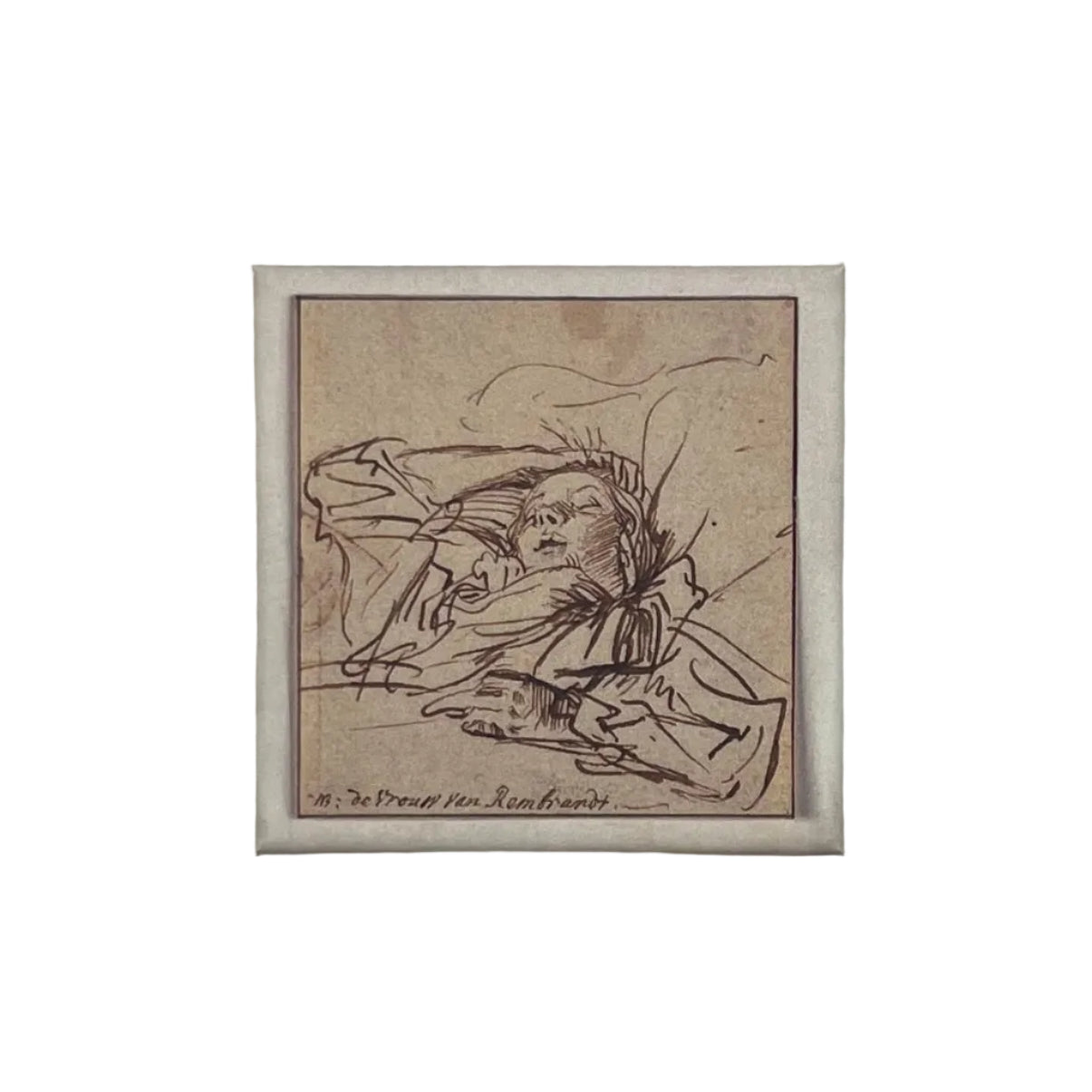 Sleeping Woman Magnet Bruegel to Rembrandt