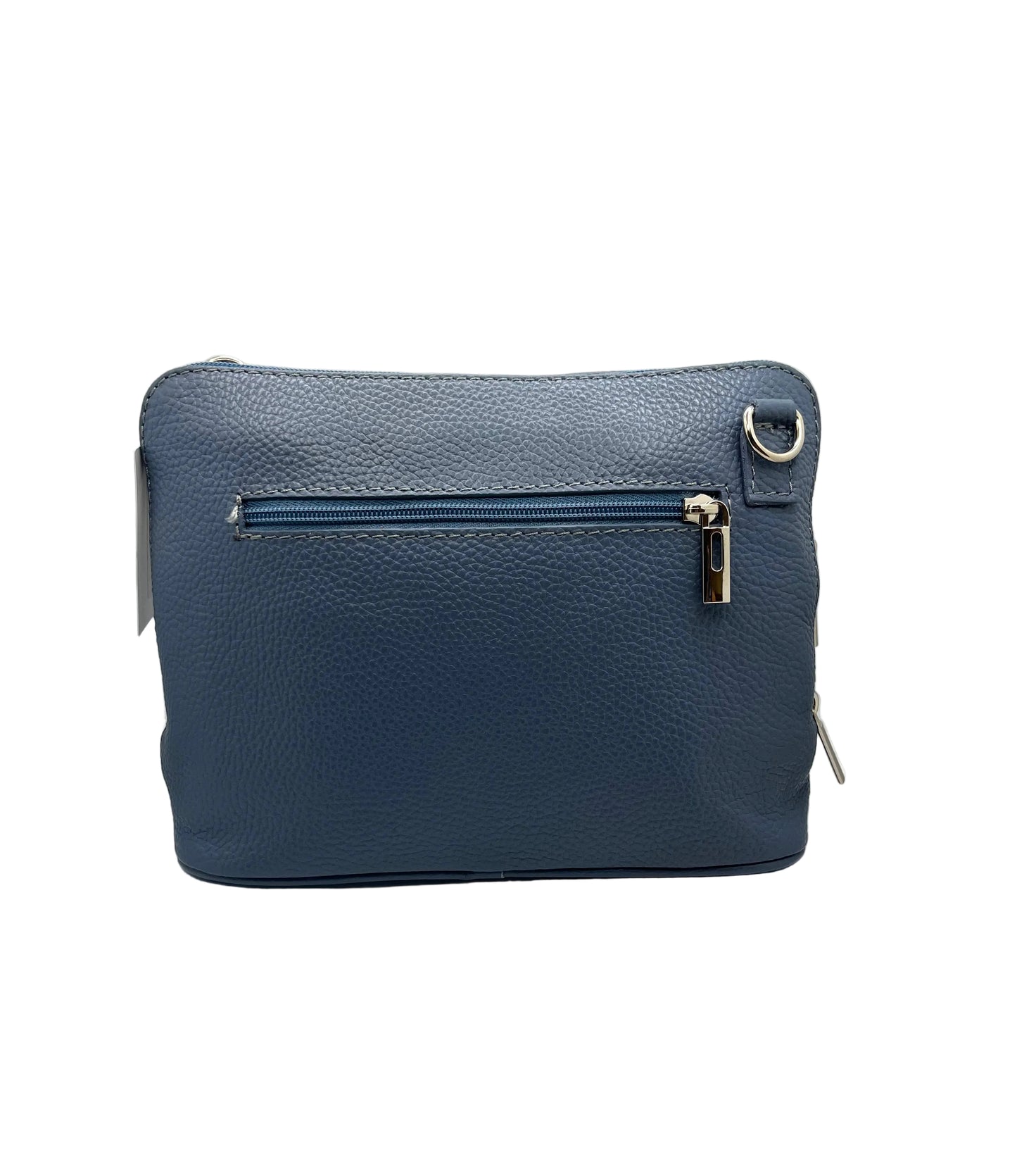 Denim Rectangular Leather Bag