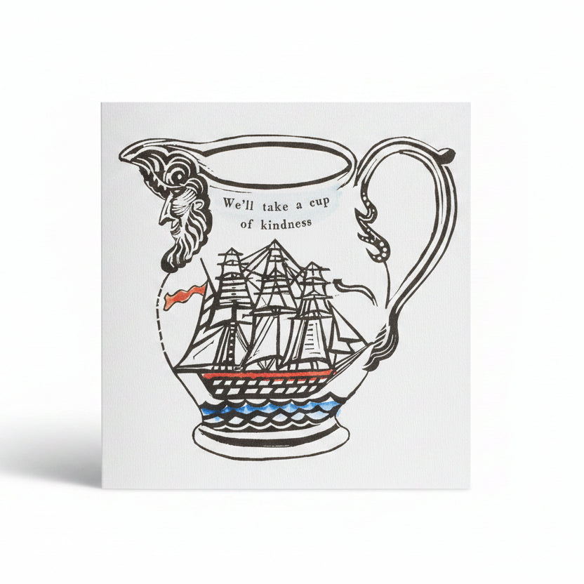 Cup of Kindness Greetings Card Enid Marx