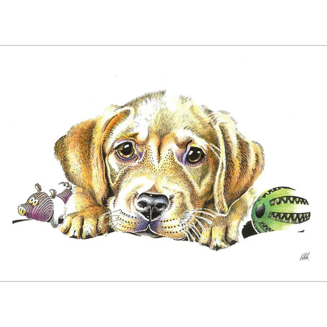 Puppylove Greeting Card